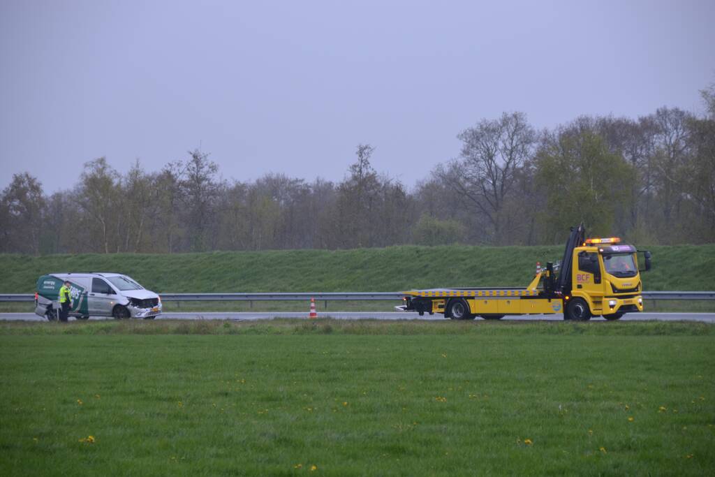 Meerdere ongevallen door hagelbui