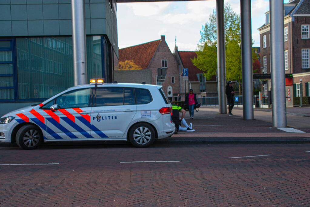 Scooterrijdster gewond na val