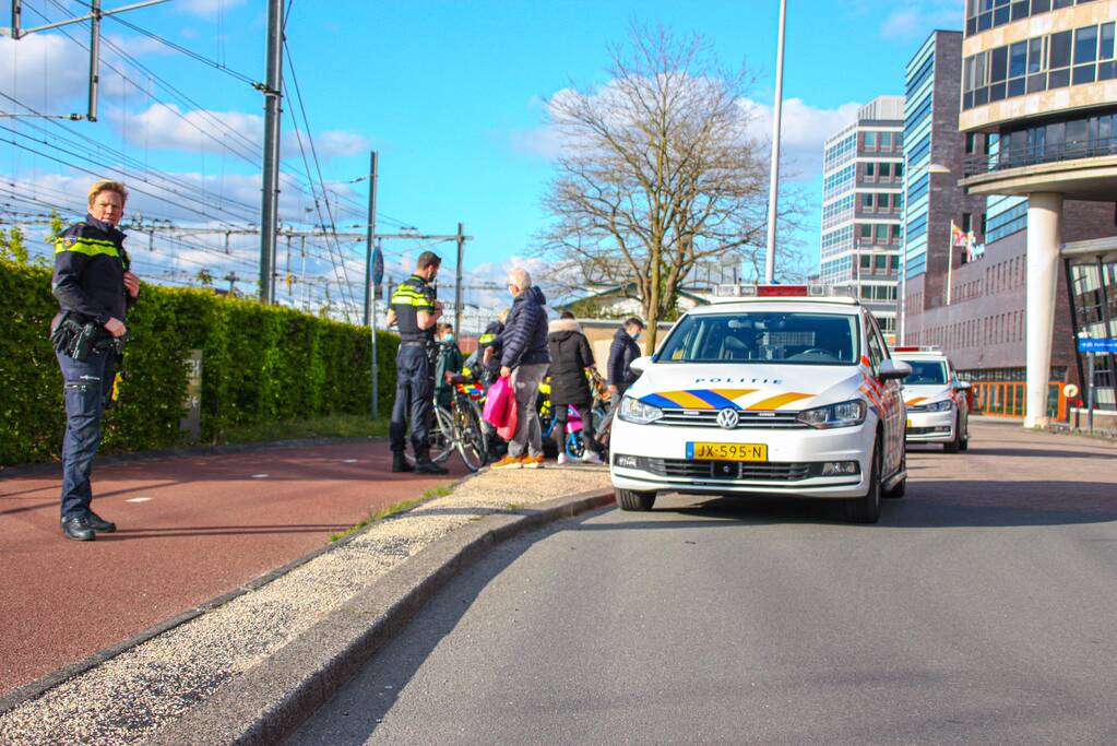 Meerdere gewonden bij botsing op fietspad
