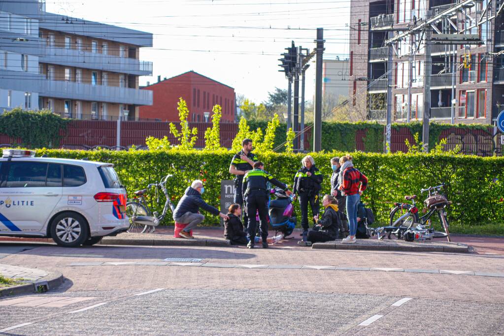 Meerdere gewonden bij botsing op fietspad