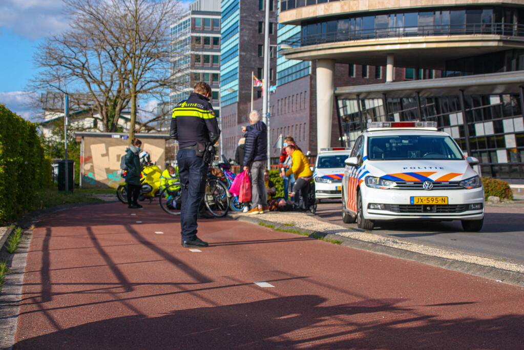 Meerdere gewonden bij botsing op fietspad