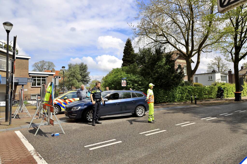 Voetgangster gewond na ongeval met politiewagen