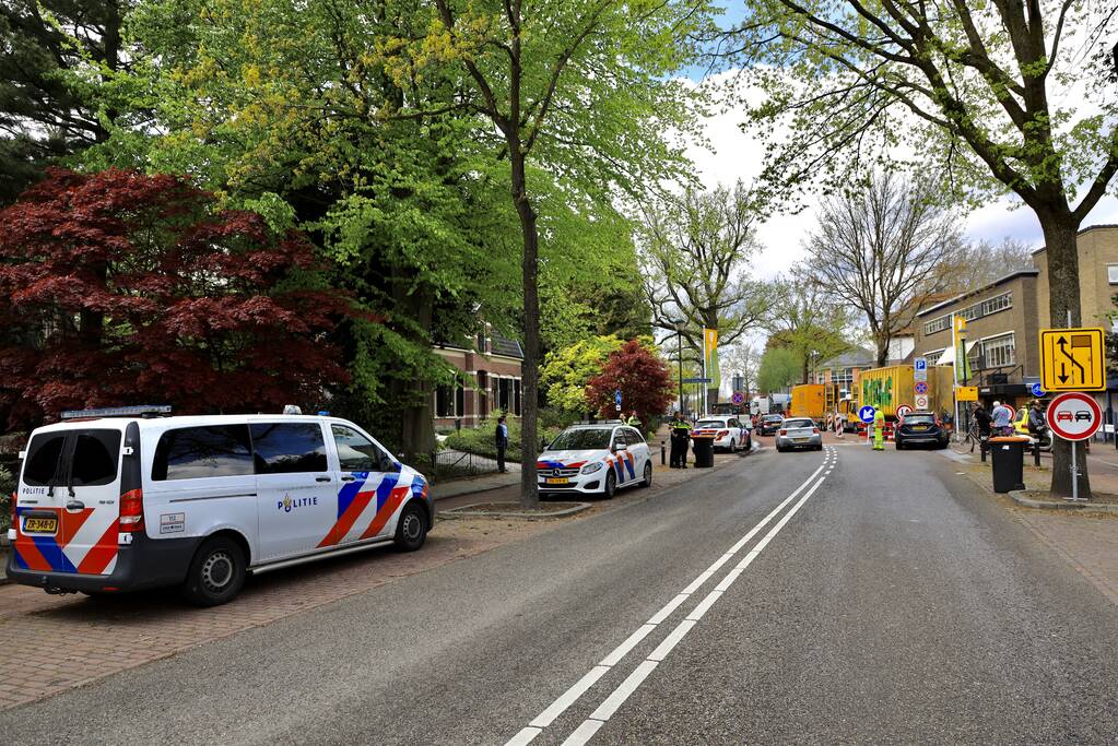 Voetgangster gewond na ongeval met politiewagen