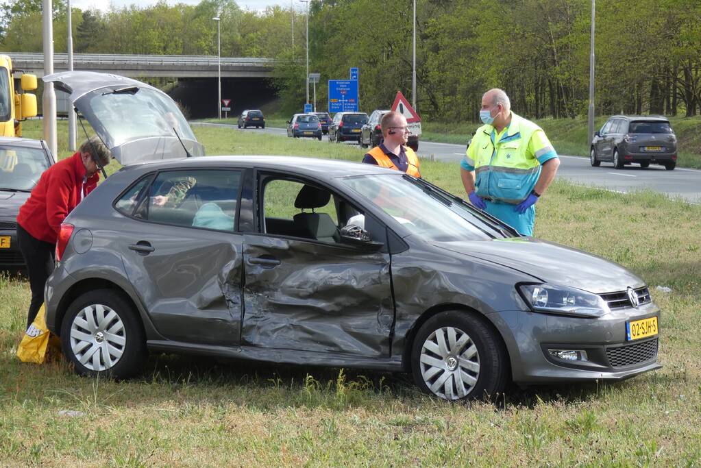 Een iemand gewond bij ongeval