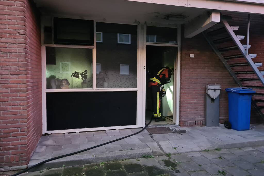 Pan op vuur vat vlam