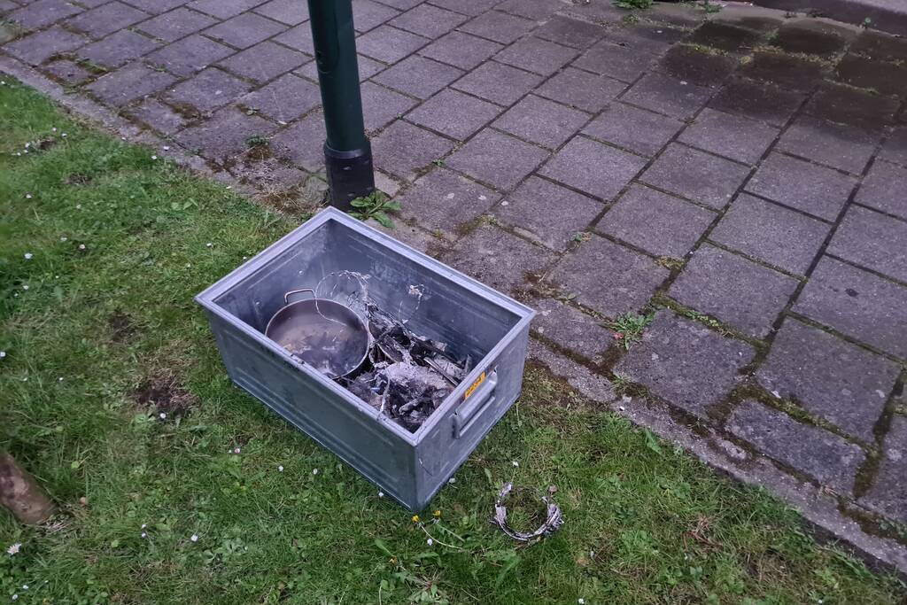 Pan op vuur vat vlam