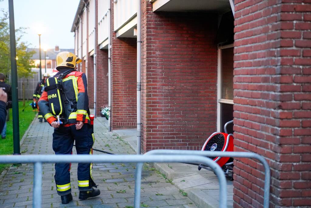 Pan op vuur vat vlam