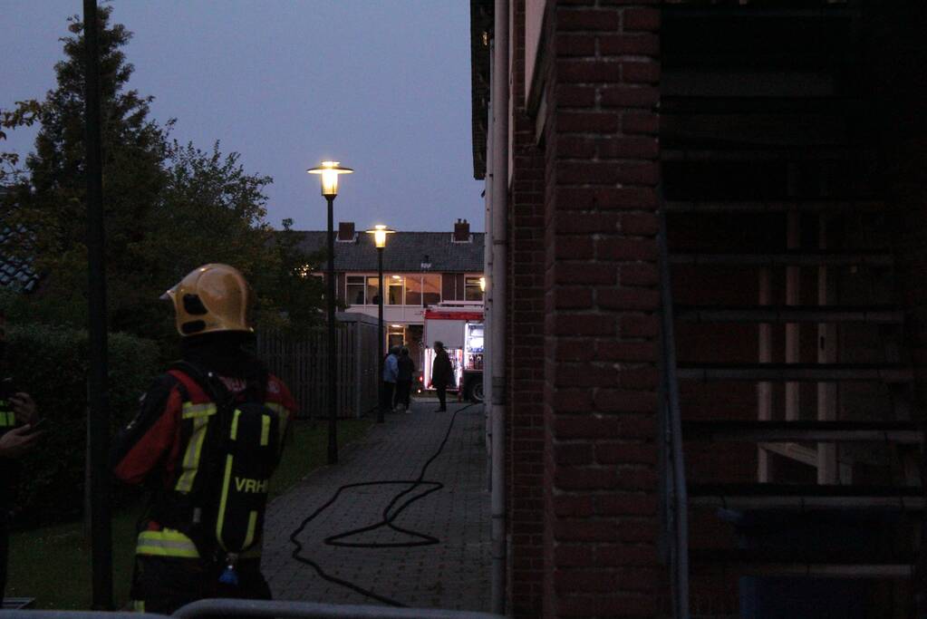 Pan op vuur vat vlam