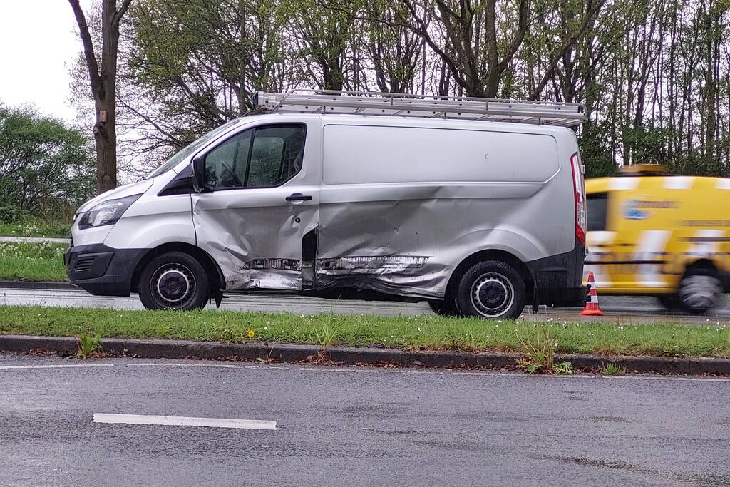 Flinke schade bij verkeersongeval
