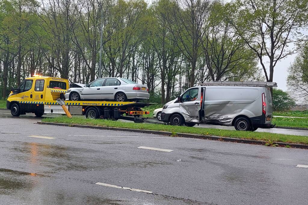 Flinke schade bij verkeersongeval