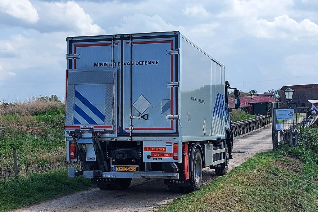 Granaten aangetroffen op terrein Fort Buitensluis