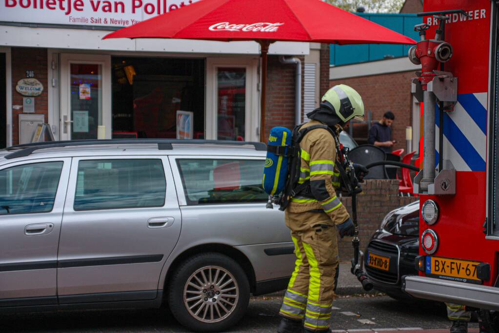 Brand in snackbar Bolletje van Polletje