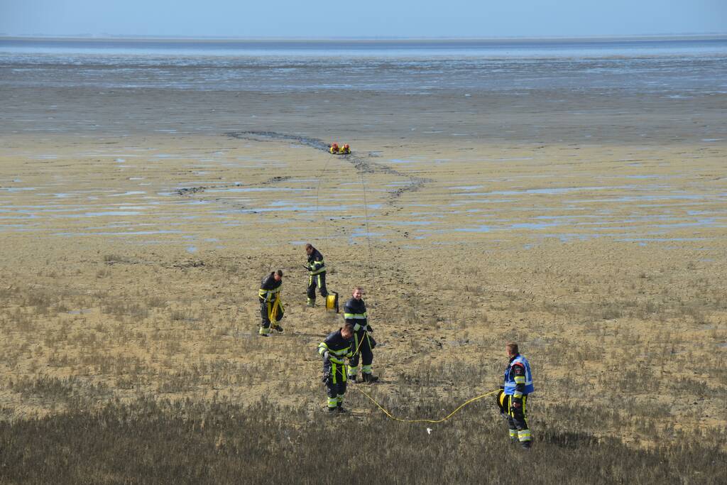 Reddingsactie voor ree in de problemen bij De Zwarte Haan