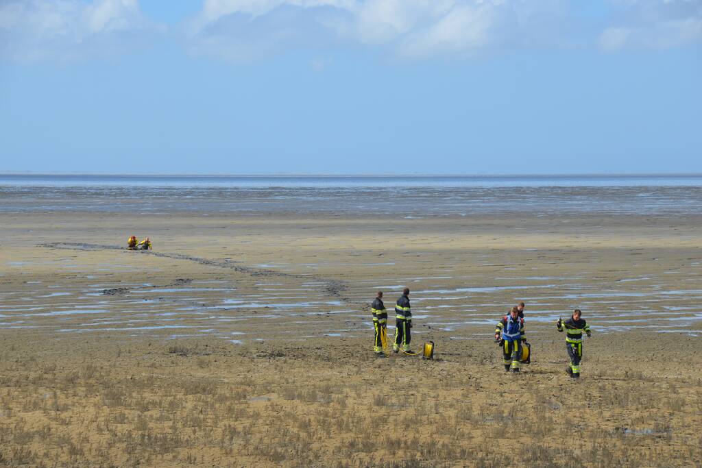 Reddingsactie voor ree in de problemen bij De Zwarte Haan