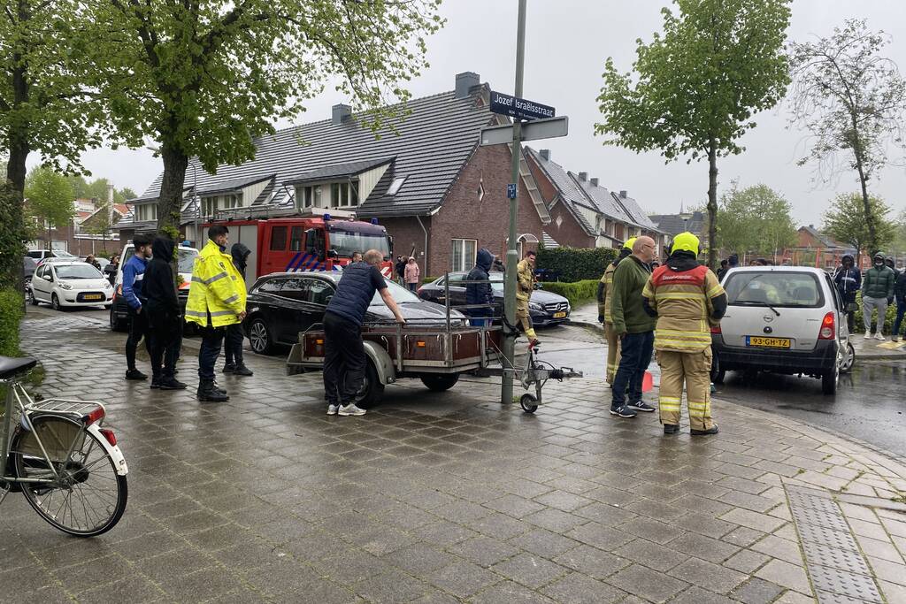 Flinke schade bij botsing op kruising
