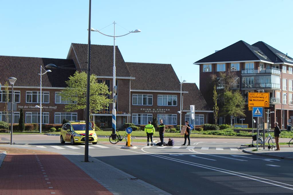 Fietsster gewond door botsing met andere fietser