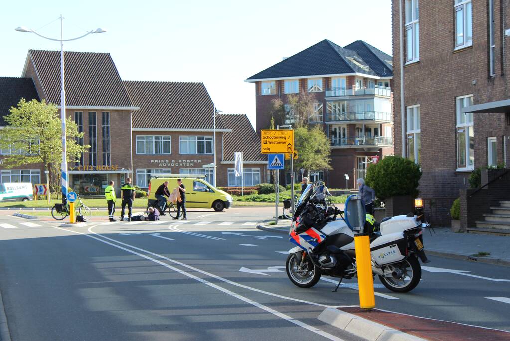 Fietsster gewond door botsing met andere fietser