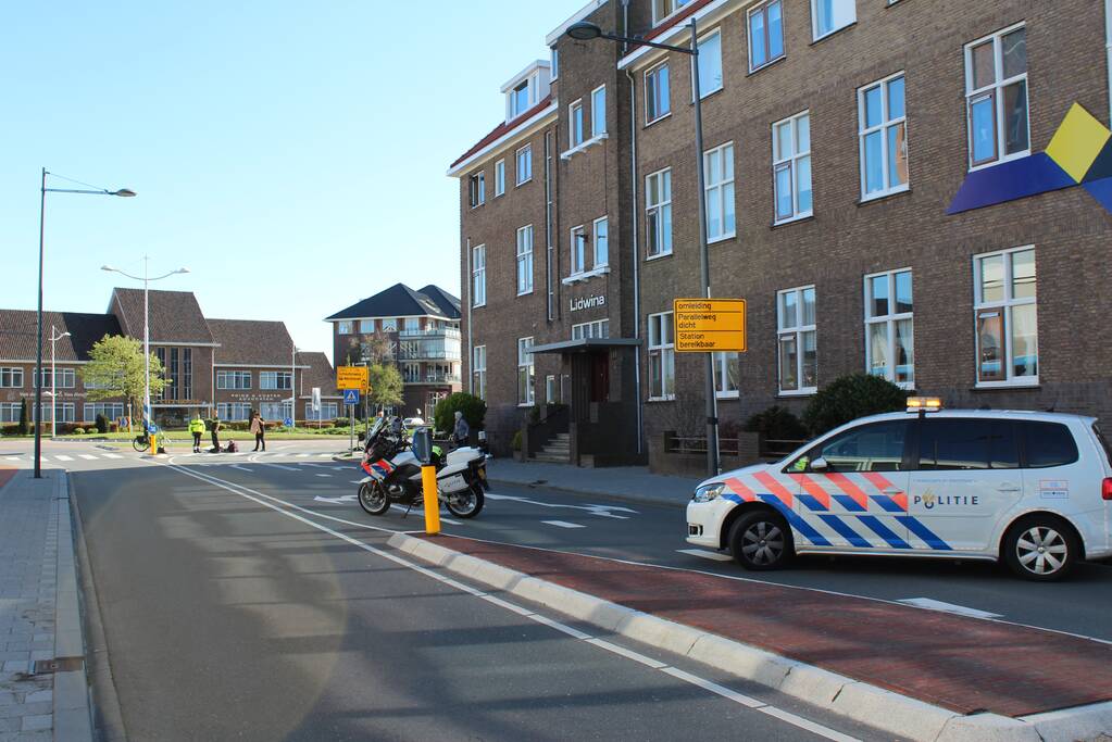 Fietsster gewond door botsing met andere fietser