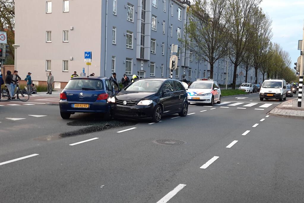 Schade bij ongeval op kruising