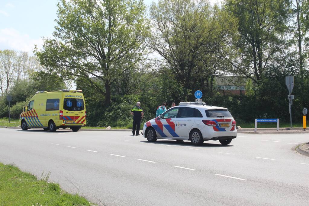 Motorrijder raakt gewond na val