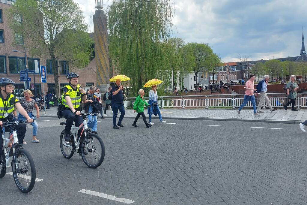 Manifestatie Walk of Freedom tegen coronabeleid