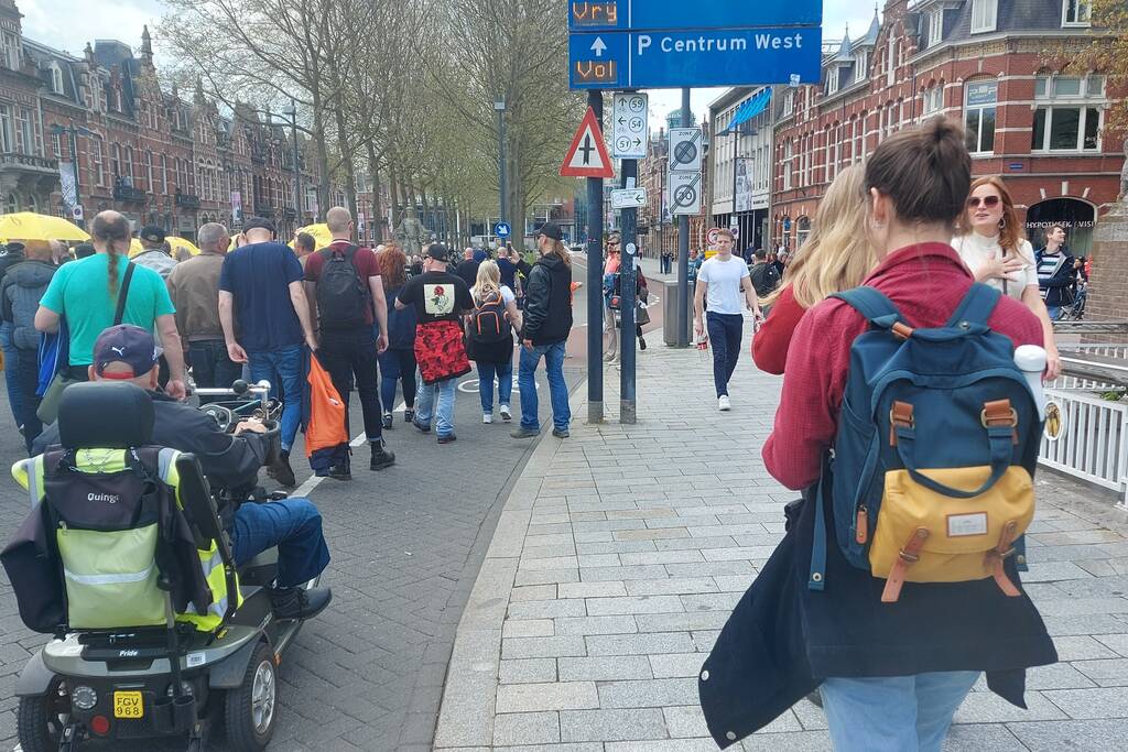 Manifestatie Walk of Freedom tegen coronabeleid