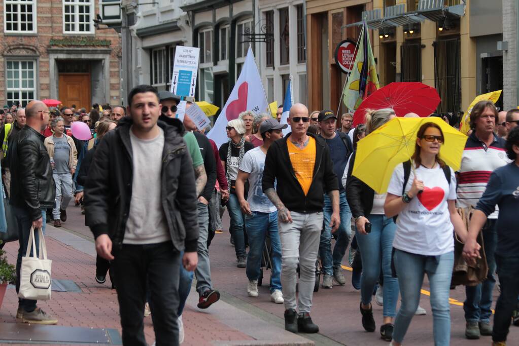 Manifestatie Walk of Freedom tegen coronabeleid