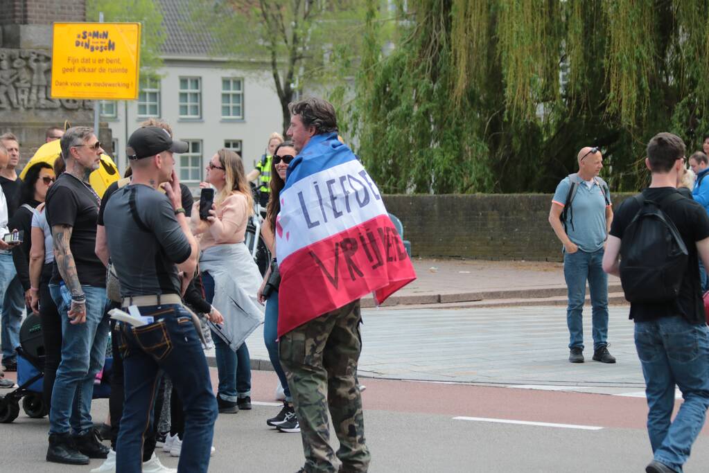Manifestatie Walk of Freedom tegen coronabeleid