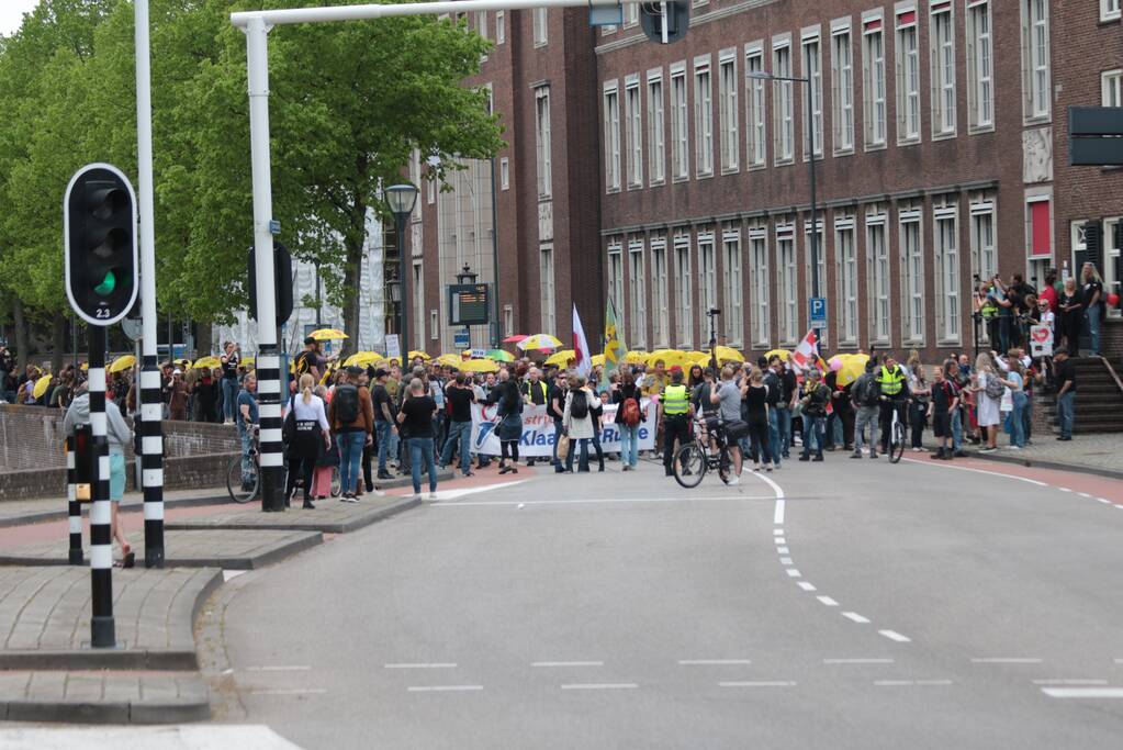 Manifestatie Walk of Freedom tegen coronabeleid