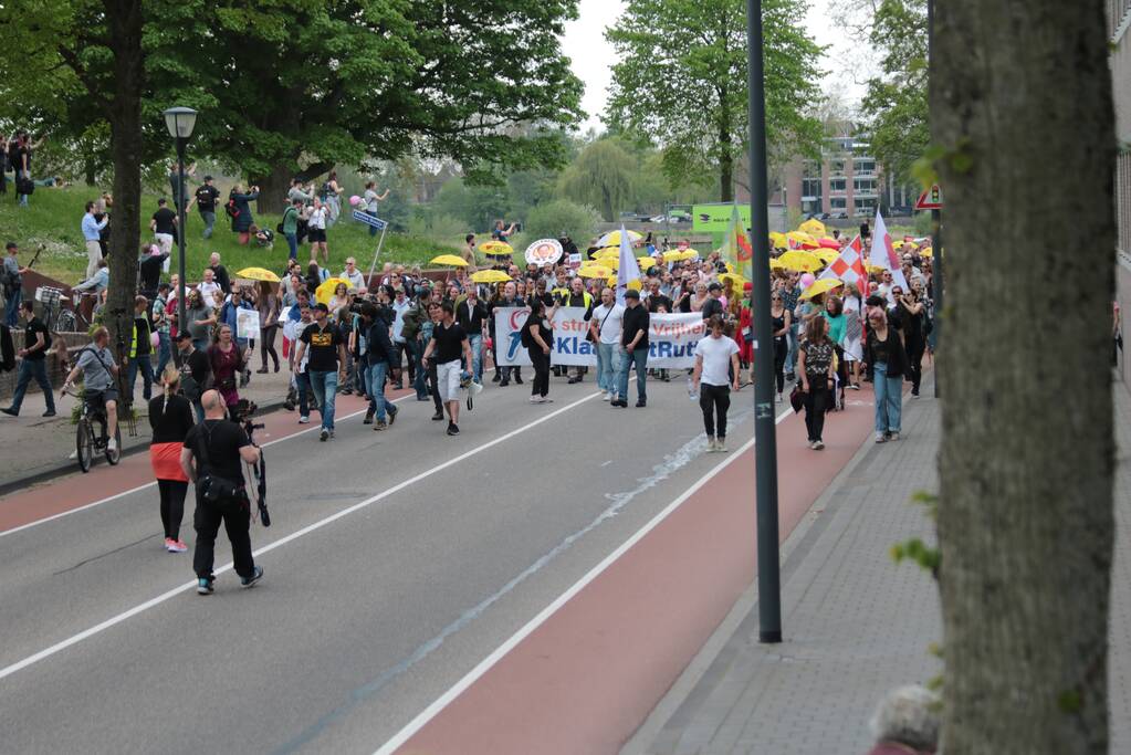 Manifestatie Walk of Freedom tegen coronabeleid