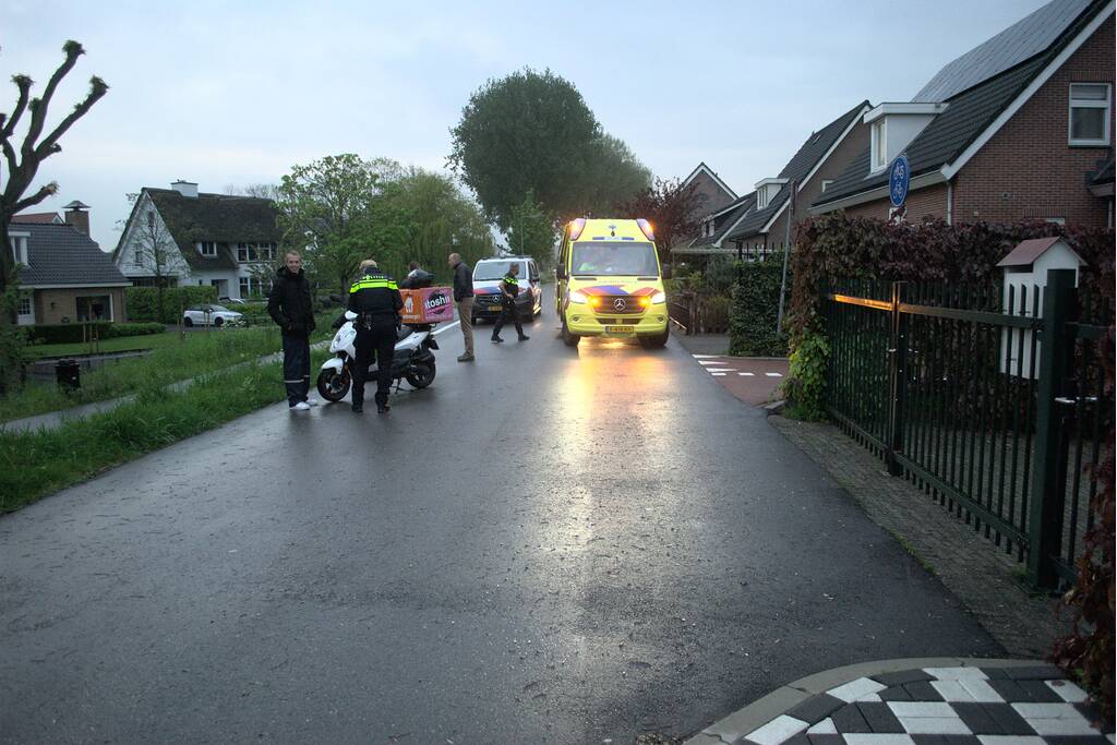 Botsing tussen scooters