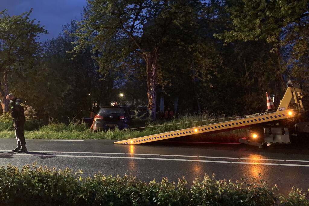 Personenauto total-loss door ongeval