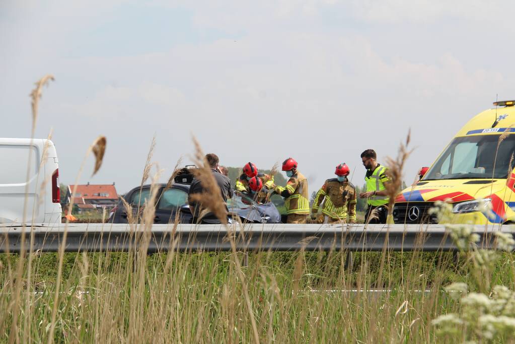 Gewonde bij ongeval op snelweg
