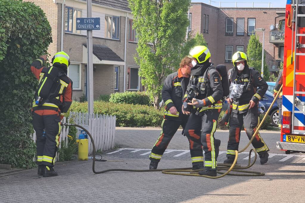 Brand op dak ontstaan door dak werkzaamheden