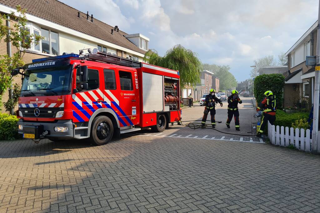 Brand op dak ontstaan door dak werkzaamheden