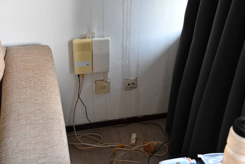 Wietkwekerij aangetroffen na wateroverlast in woning