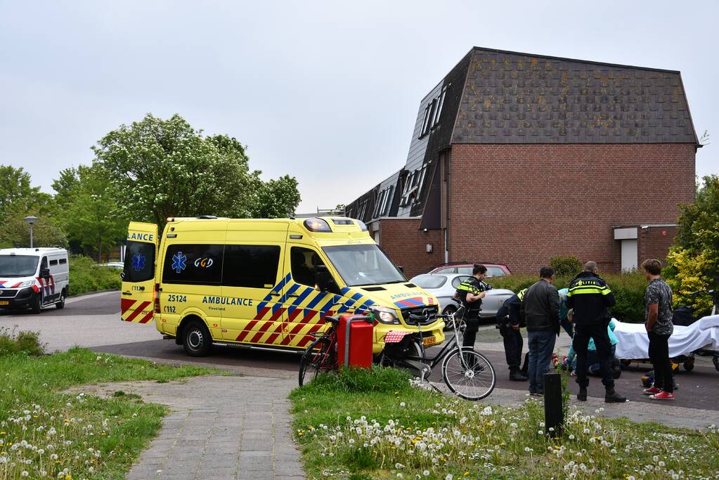 Fiets in de kreukels bij verkeersongeval