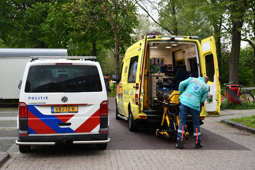 Fiets in de kreukels bij verkeersongeval