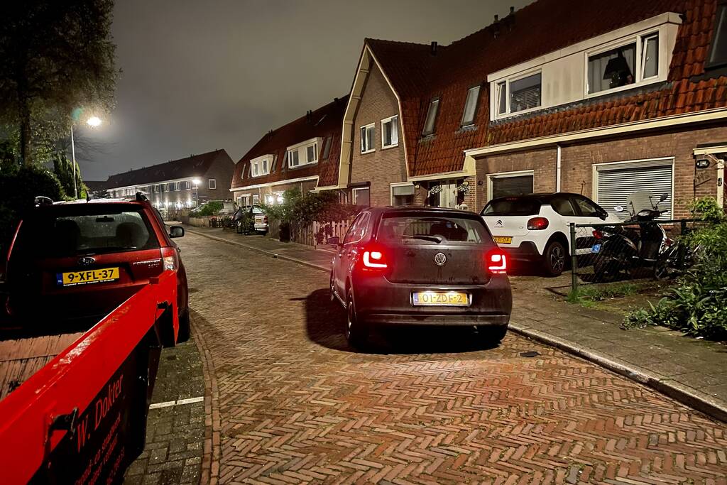 Personenauto gecrashed tijdens achtervolging