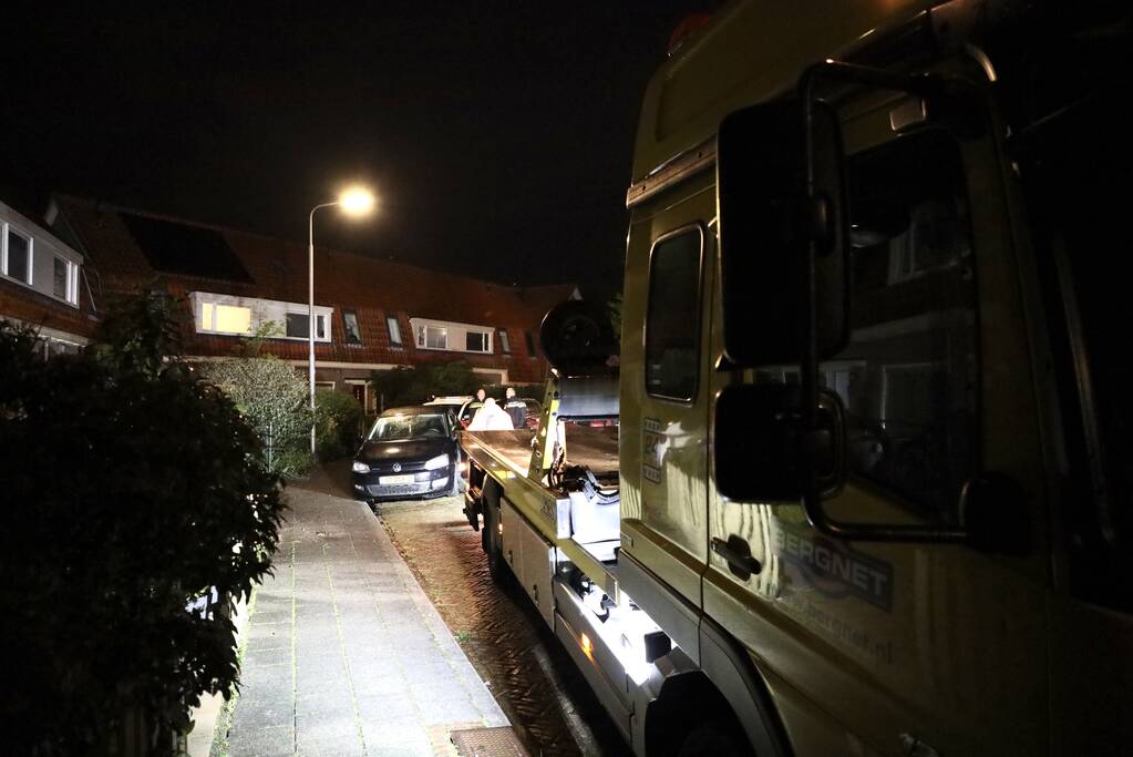 Personenauto gecrashed tijdens achtervolging