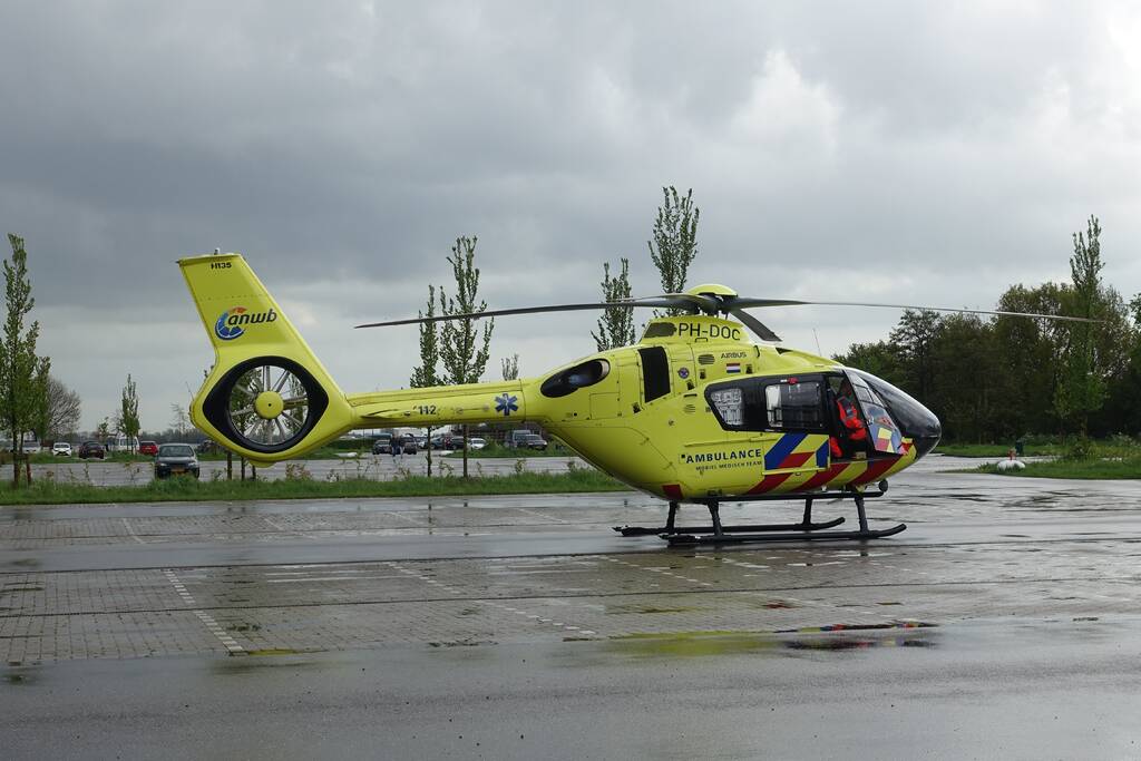 Traumahelikopter voor incident op vakantiepark
