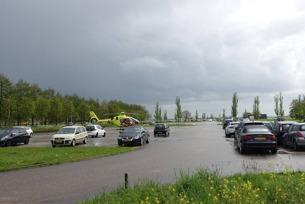 Traumahelikopter voor incident op vakantiepark