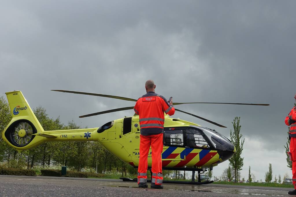 Traumahelikopter voor incident op vakantiepark