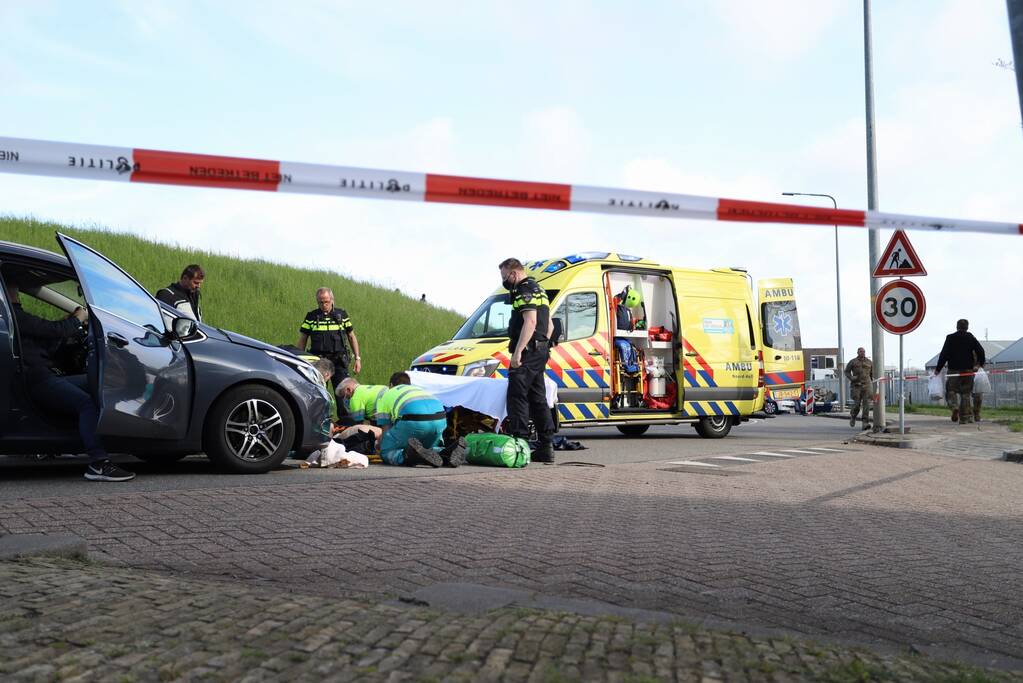 Ernstig ongeval tussen auto en motor