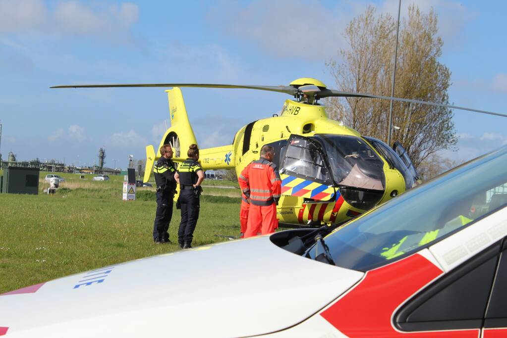 Ernstig ongeval tussen auto en motor