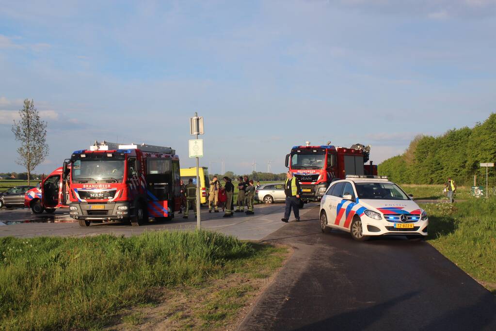 Persoon aangehouden na te water raken met auto