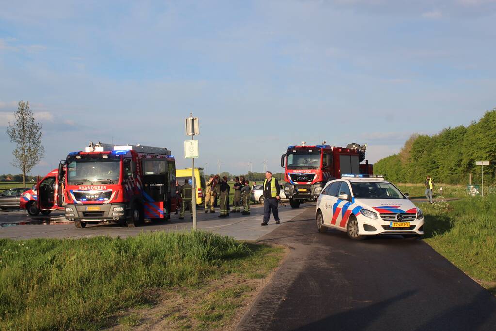Persoon aangehouden na te water raken met auto