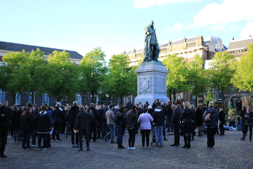 Demonstratie tegen testsamenleving