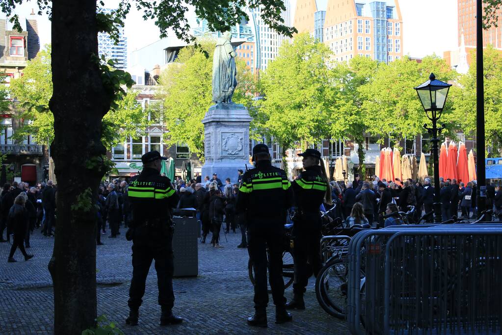 Demonstratie tegen testsamenleving