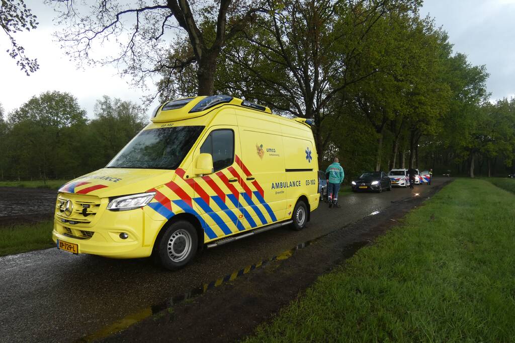 Auto tegen boom tot stilstand